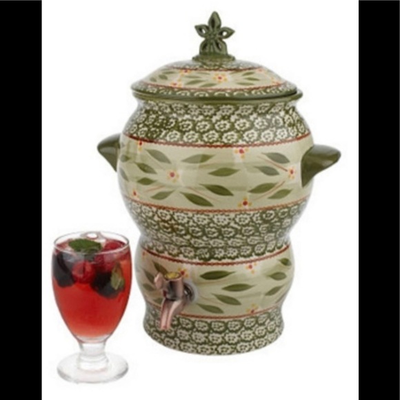 Temptations Other - Temptations Old World Beverage Dispenser Green